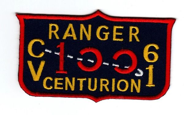 USS Ranger CV-61 Centurion patch.