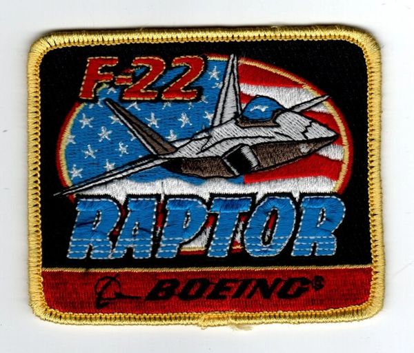 Boeing F-22 Raptor patch.