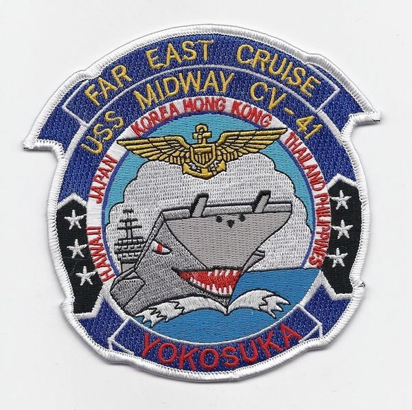 USS Midway CV-41 Far East Cruise patch