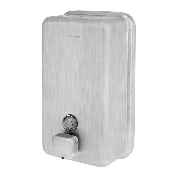 MANUAL SURFACE-MOUNTED STAINLESS STEEL LIQUID SOAP DISPENSER