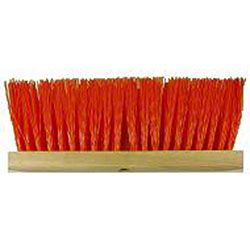 Better Brush Orange Poly Street Broom - 16"