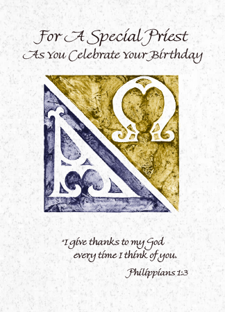 Ls491 For A Special Priest Life Greetings Catholic Christian
