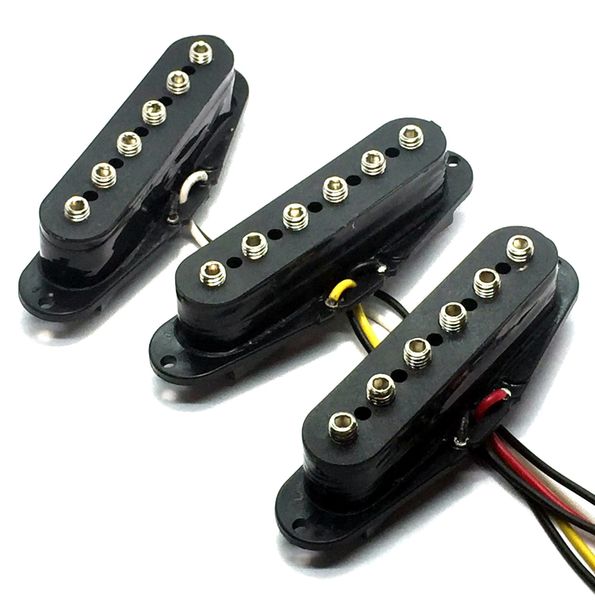 Hex Singles Strat Single Coil Pickups w/ Adjustable Hex Screws