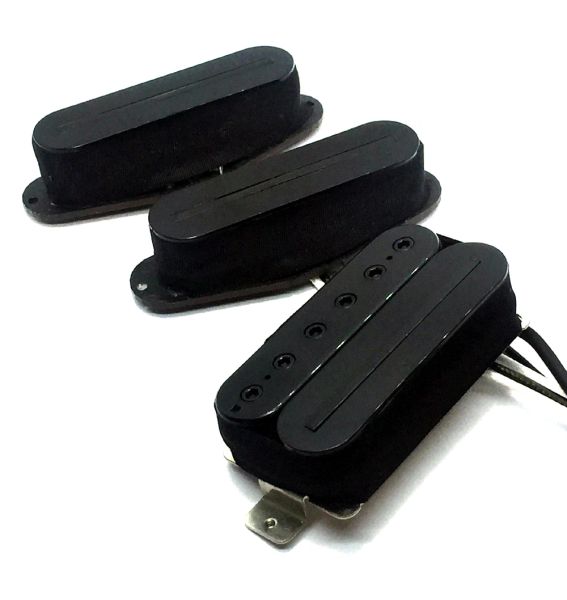Neo Power Rails HSS Pickup Set, Humbucker-Single-Single Pickups