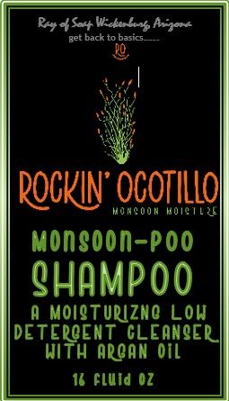 Rockin' Ocotillo Monsoon Moisture Monsoon-Poo - Shampoo/Hair Cleanser