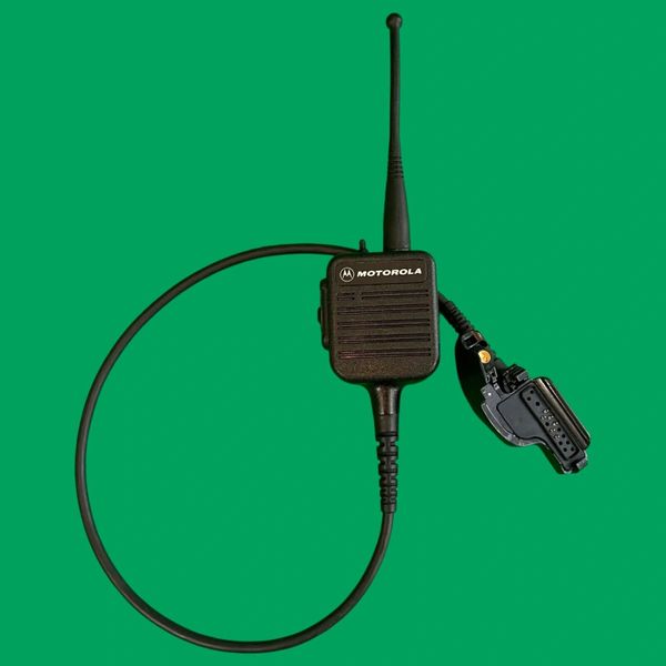 Motorola speaker mic with 2024 antenna