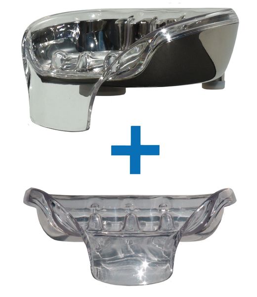 Bundle Deal: Chrome Soapseat with Spare Tray - pick your colors