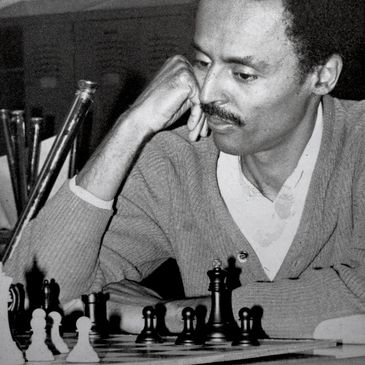 Carl Gardner playing Chess
