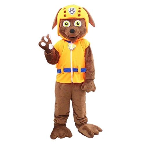 Orange Dog Adult size Mascot for hire Kids parties Events