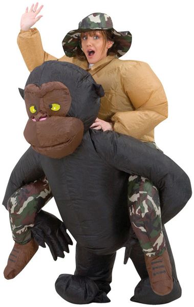 Carry Me Monkey piggy back pet fancy dress costume