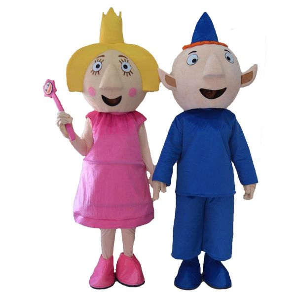 Ben & Holly lookalike mascot costumes for hire