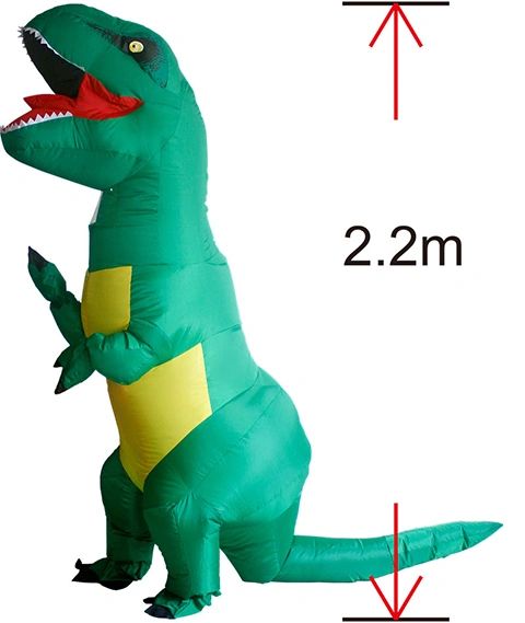 T-Rex Adult fancy dress costume 2 Meter high beast great fun loads of laugh's