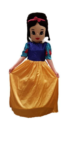 Snow White Pro mascot fancy dress outfit 48hr/weekend Hire