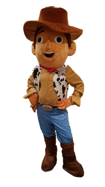 woody Toy story Pro mascot fancy dress outfit 48hr/weekend Hire