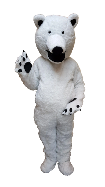 Polar Bear character Pro mascot fancy dress outfit 48hr/weekend Hire