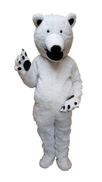 Polar Bear Character Pro Mascot Fancy Dress Outfit 48hr Weekend Mascots For Hire All You Children S Favorites Over 100 To Pick