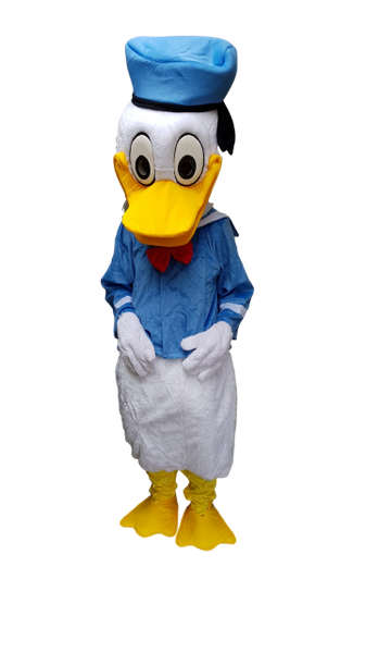 Donald duck character lookalike Pro mascot fancy dress outfit 48hr