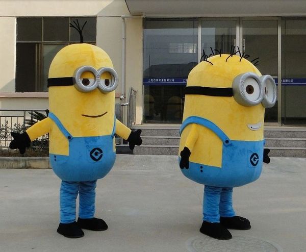 Minion mascot fancy dress PRO lookalike outfit Adult Hire