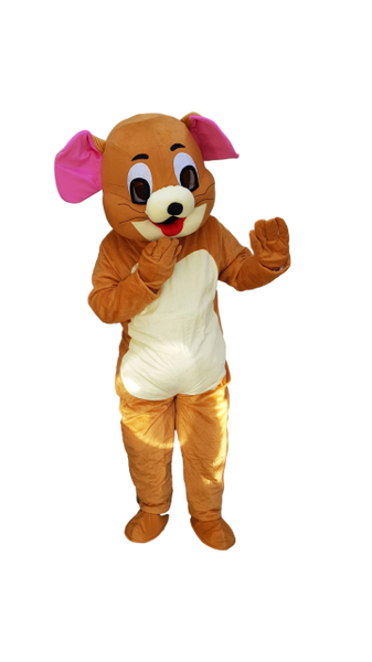 Jerry Mouse lookalike costume mascot for hire