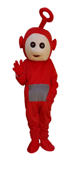 Teletubbies Po Mascot costume HIRE 48hr adult size