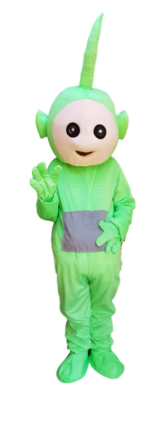 Teletubbies Dipsy Mascot costume HIRE Adult size