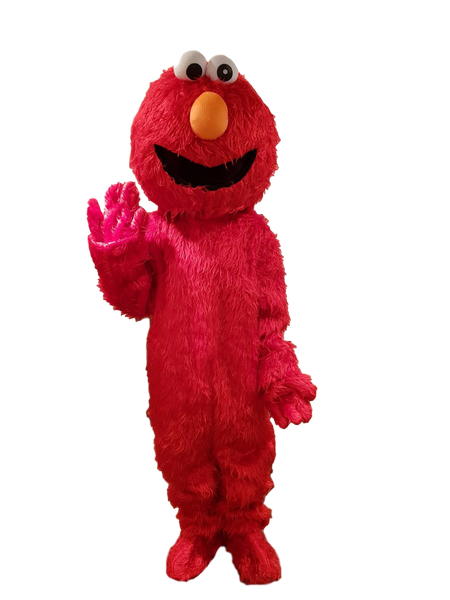 Elmo Lookalike mascot costume for hire,