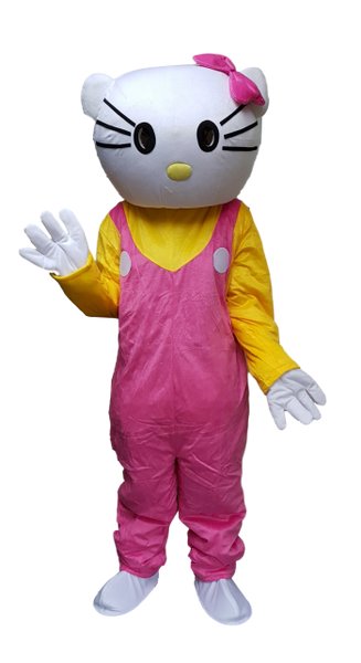 Hello kitty catty lookalike mascot adult size for HIRE