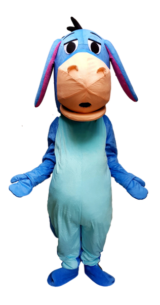 Eeyore lookalike mascot from whinnie the poo Adult size