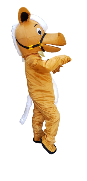 Bullseye Horse Pony Mascot costume for HIRE adult size costume