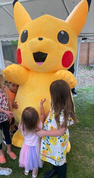 Pro Pikachu Costume Mascot For Hire Air Cooled