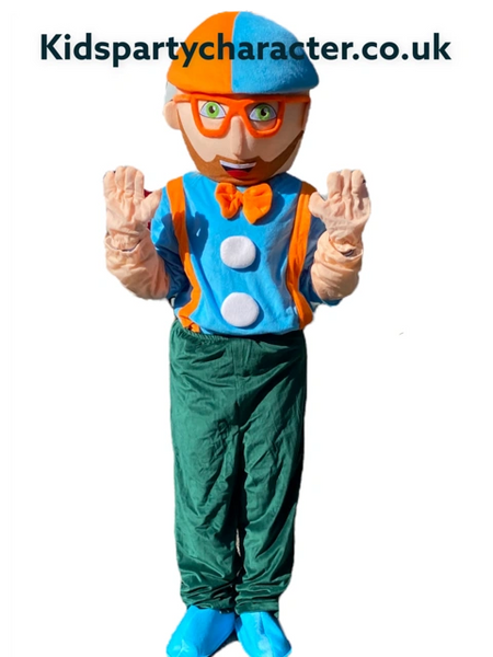 Blippi lookalike mascot costume HIRE