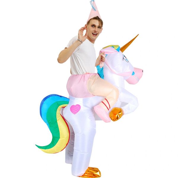 Unicorn inflatable Adult costume fancy dress party, parade