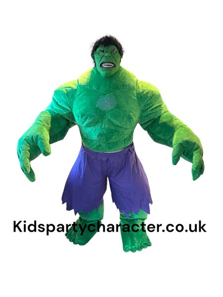 HULK costume mascot fancy dress superhero party hire Mascots Costumes For Hire Children s Cartoon Characters Animals