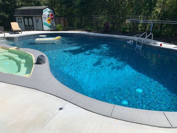 8ft Deep Lagoon Swimming Pool | Custom Hot Tub