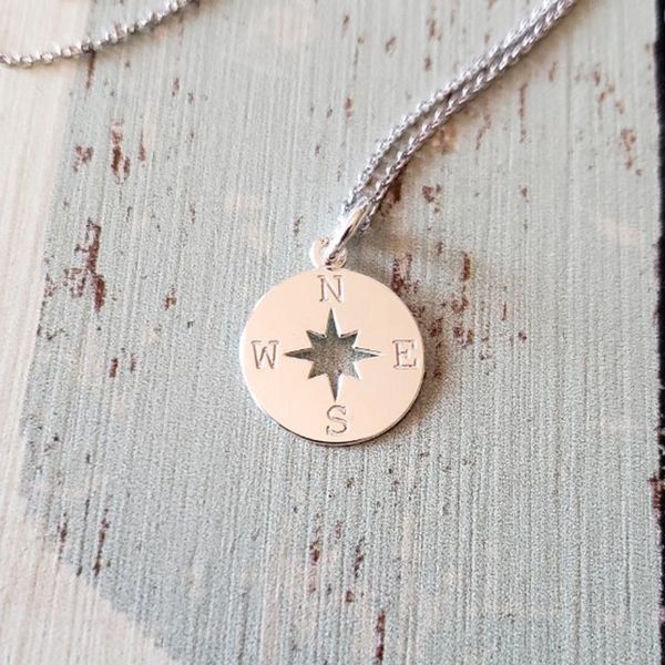 Compass Charm necklace