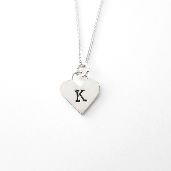 K Initial Necklace