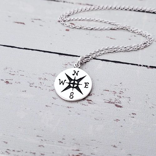 Compass Charm necklace