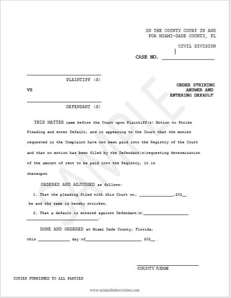 Strike Out Application Without Claim – IJCDF