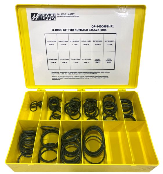 Komatsu Excavators O-Ring Kit, 21T Series