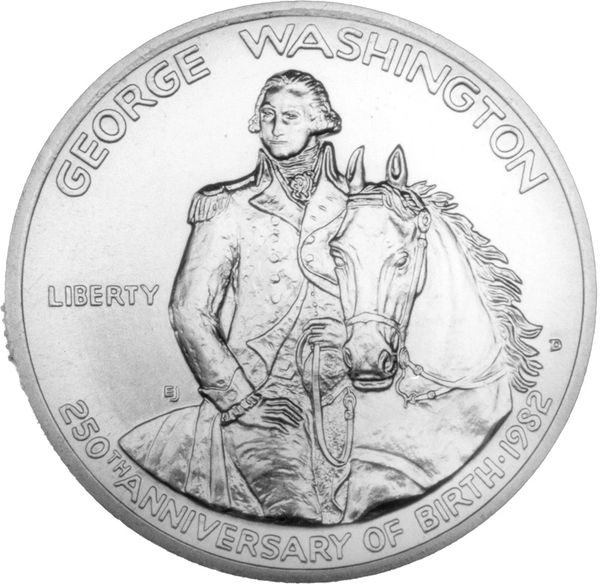 1982 d George Washington 250th Anniversary Uncirculater Half