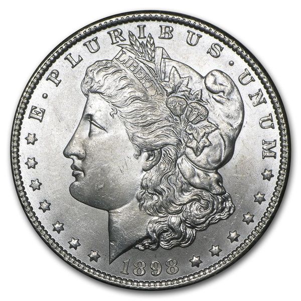 1898 O Morgan Silver Dollar Crown Jewel Coins and Currencies