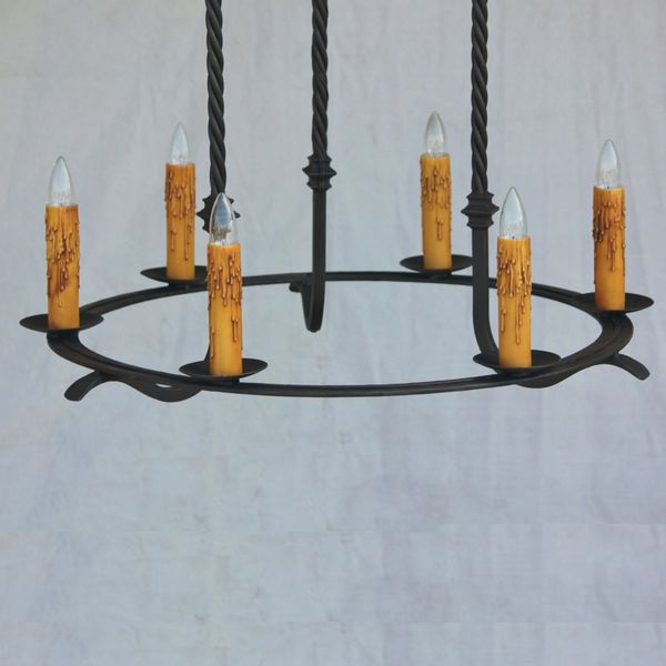 11756 Contemporary Spanish Chandelier Spanish Revival Lighting