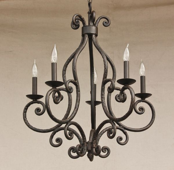 16155 Spanish Style Chandelier Spanish Revival Lighting