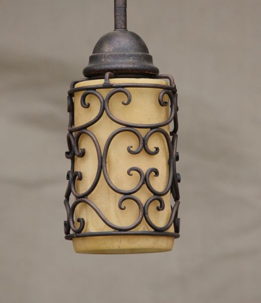 61251 Spanish Revival mini Pendant Light Spanish Revival Lighting