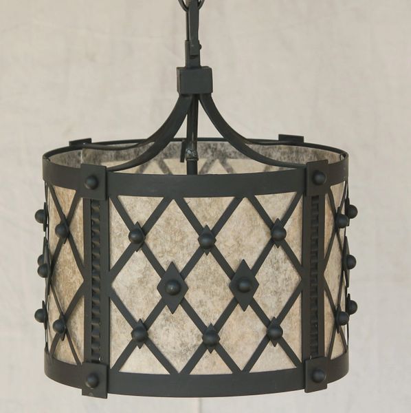 2364-4 Contemporary / Transitional Style Hanging Drum Pendant Light ...