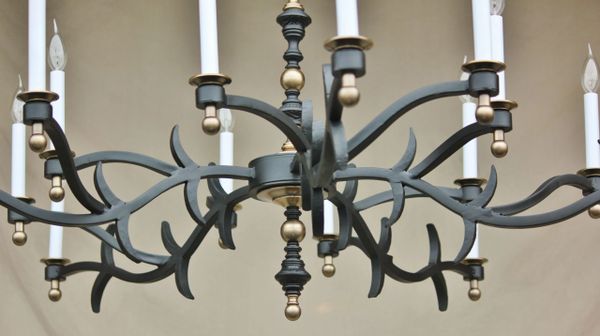 Rustic wrought outlet iron chandeliers