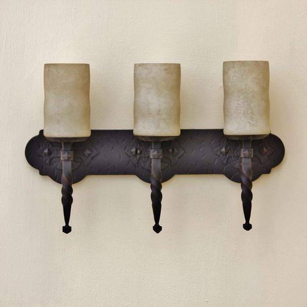 56373 Spanish Revival Bathroom Vanity Lights Spanish Revival Lighting