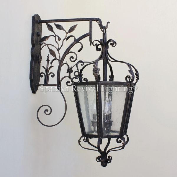 Wrought iron deals outdoor wall lights