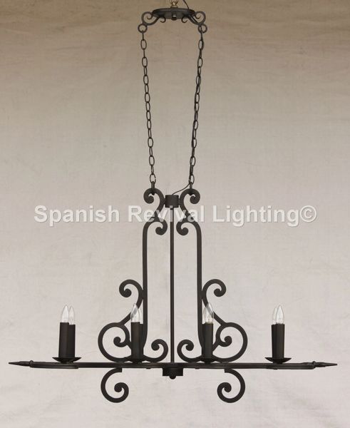 Lights of Tuscany 11108-6 Gold Plated Solid Brass Spanish Chandelier