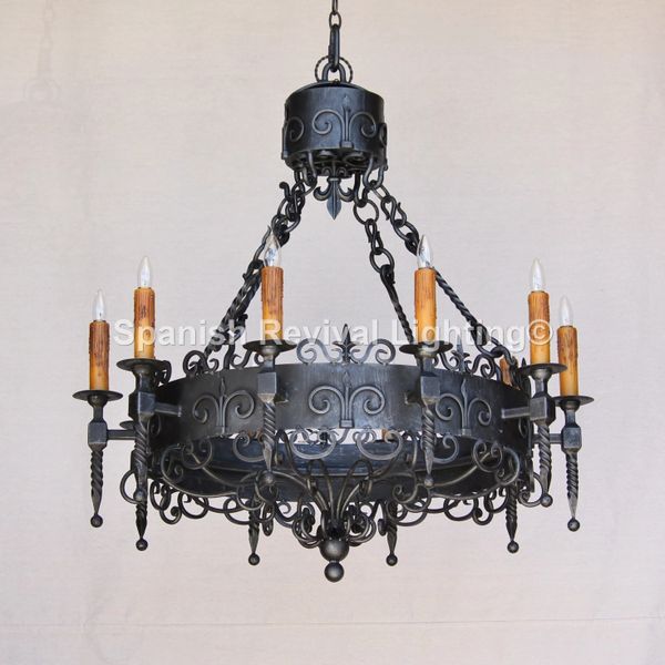 Brass Gothic Antique Chandeliers, Sconces & Lighting Fixtures for sale